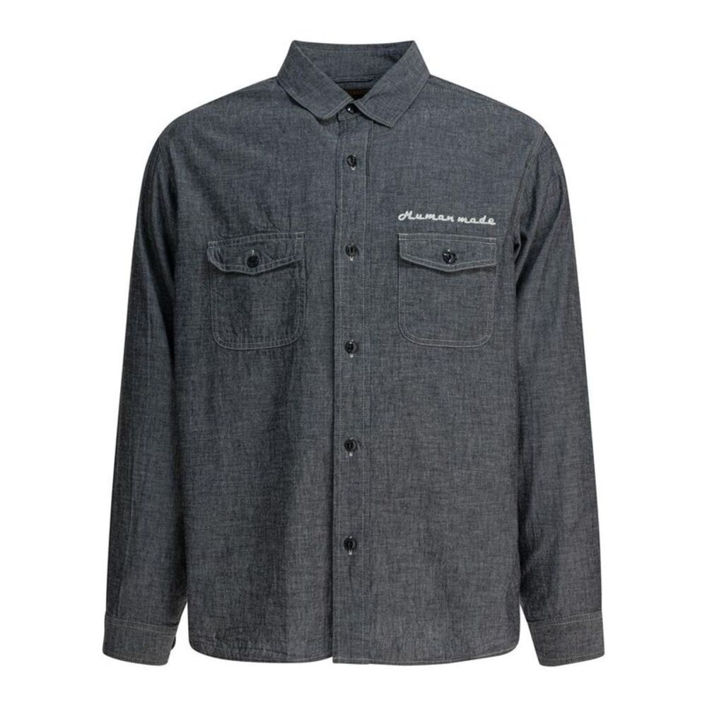 HUMAN MADE Long Sleeve Work Shirt Men BLACK Outerwear